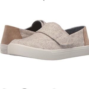 Toms Altair Slip-On Sneaker Oatmeal/Tan Wool/Suede W Sz 6.5